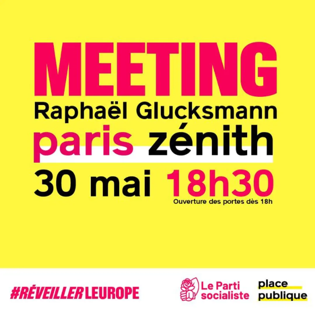Réveiller L'Europe - Revivez le meeting de Paris du 30 mai 2024 ! - Place publique