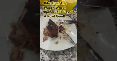 Ribs From The Wagon Wheel Barbecue! Leftovers 3 Days In A Row!#God#barbecue#cooking