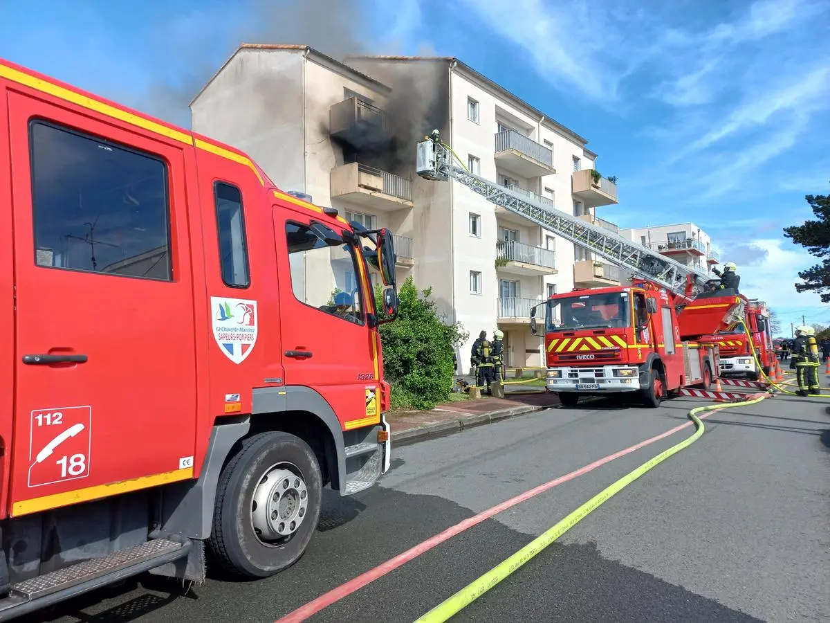 Royan : en manque, il met le feu dans l’appartement de son ex-compagne