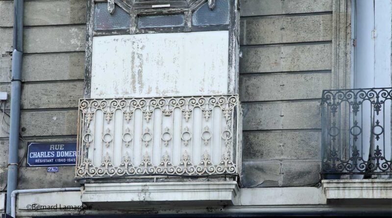 Rue Charles-Domercq : mémoire d’un cheminot résistant à Bordeaux