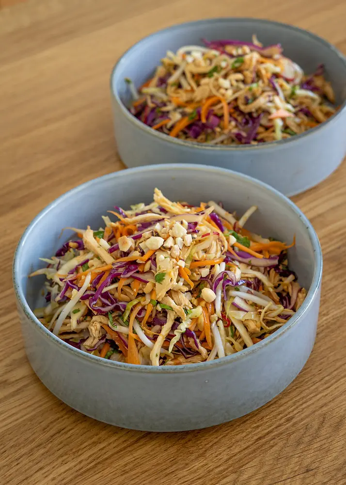 Salade Asiatique Croquante au Poulet