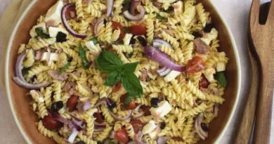 Salade de pâtes façon grecque