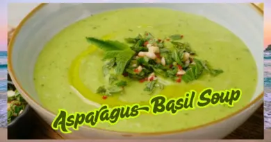 Soupe d'asperges et basilic 🥬 | Soupe estivale légère et crémeuse (végétalienne et sans gluten)