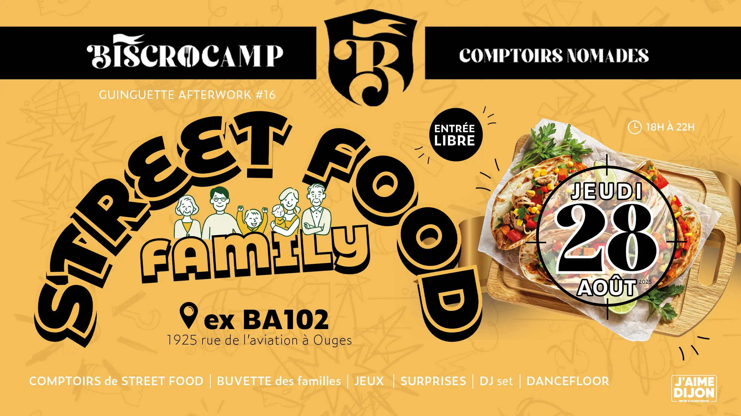 Street Food Family avec le Biscrocamp !