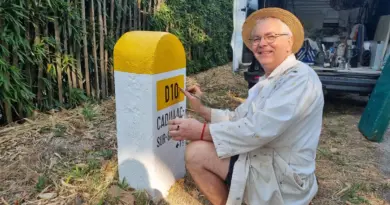 Sud-Gironde : « C’est un morceau de patrimoine », une ancienne borne kilométrique fait son retour sur la route départementale D 10