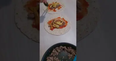 TACOS à la viande hachée.تاكوس بللحمه المفرومه