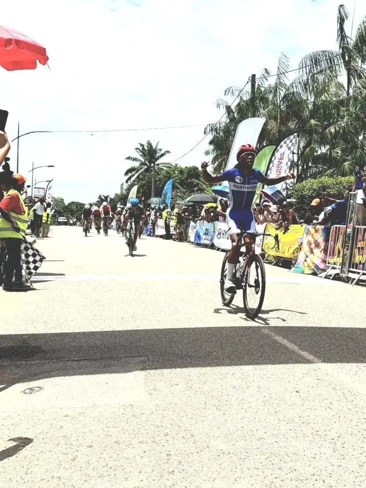 TOUR DE GUYANE Edwin Nubul offre à la Martinique son 1er succès