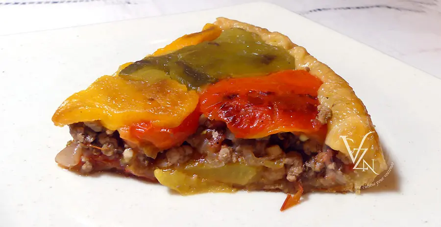 Tatin aux trois poivrons slider