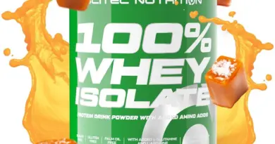 Test : scitec Nutrition 100% Whey Isolate caramel salé sans sucre
