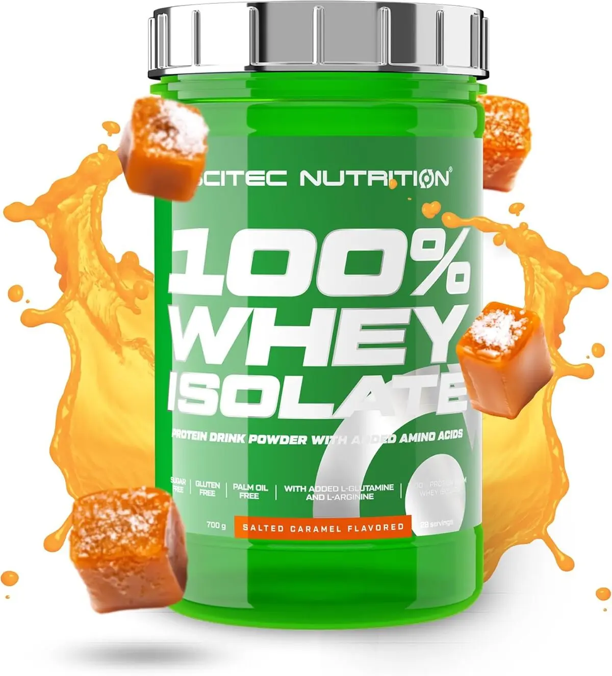 Test : scitec Nutrition 100% Whey Isolate caramel salé sans sucre