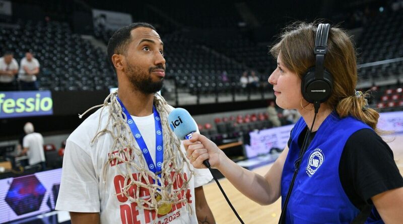 Thomas Ville est le nouveau capitaine du Boulazac Basket Dordogne pour la saison 2025-2026 - ici