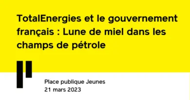 TotalEnergies et le gouvernement français : Lune de miel dans les champs de pétrole - Place publique