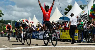 Tour de Guyane : Owan Nubul remporte le 1er tronçon de la 2eme étape au sprint