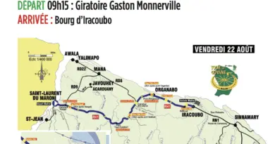 Tour de Guyane : cap sur Iracoubo pour la 7ᵉ étape