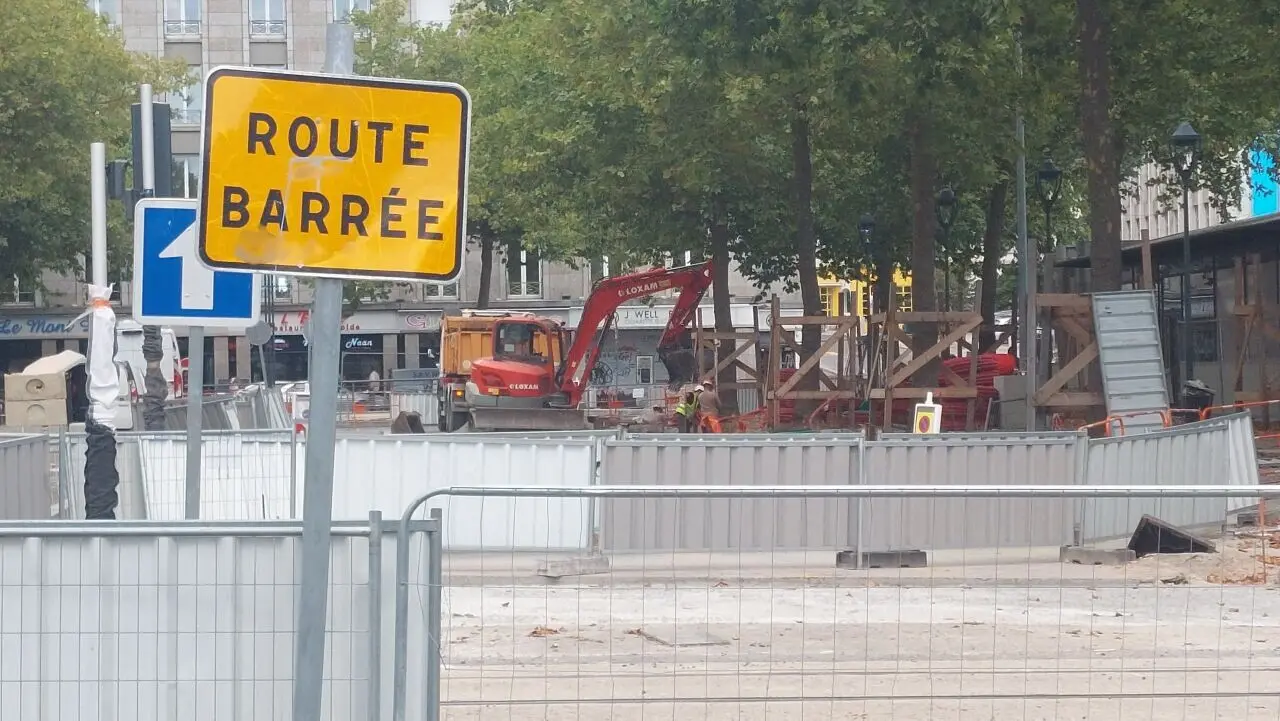 Travaux à Brest : il sera compliqué de circuler dans ces rues cette semaine