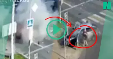 Trois personnes échappent miraculeusement à une frappe de drone ukrainien en Russie
