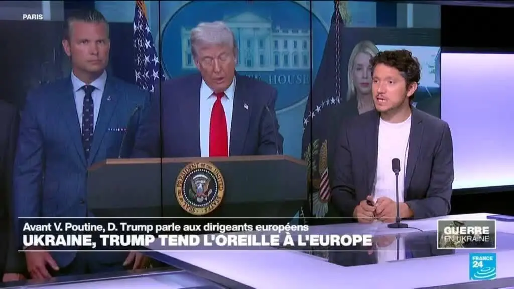 Ukraine : Trump tend l'oreille à l'Europe avant sa rencontre avec Poutine