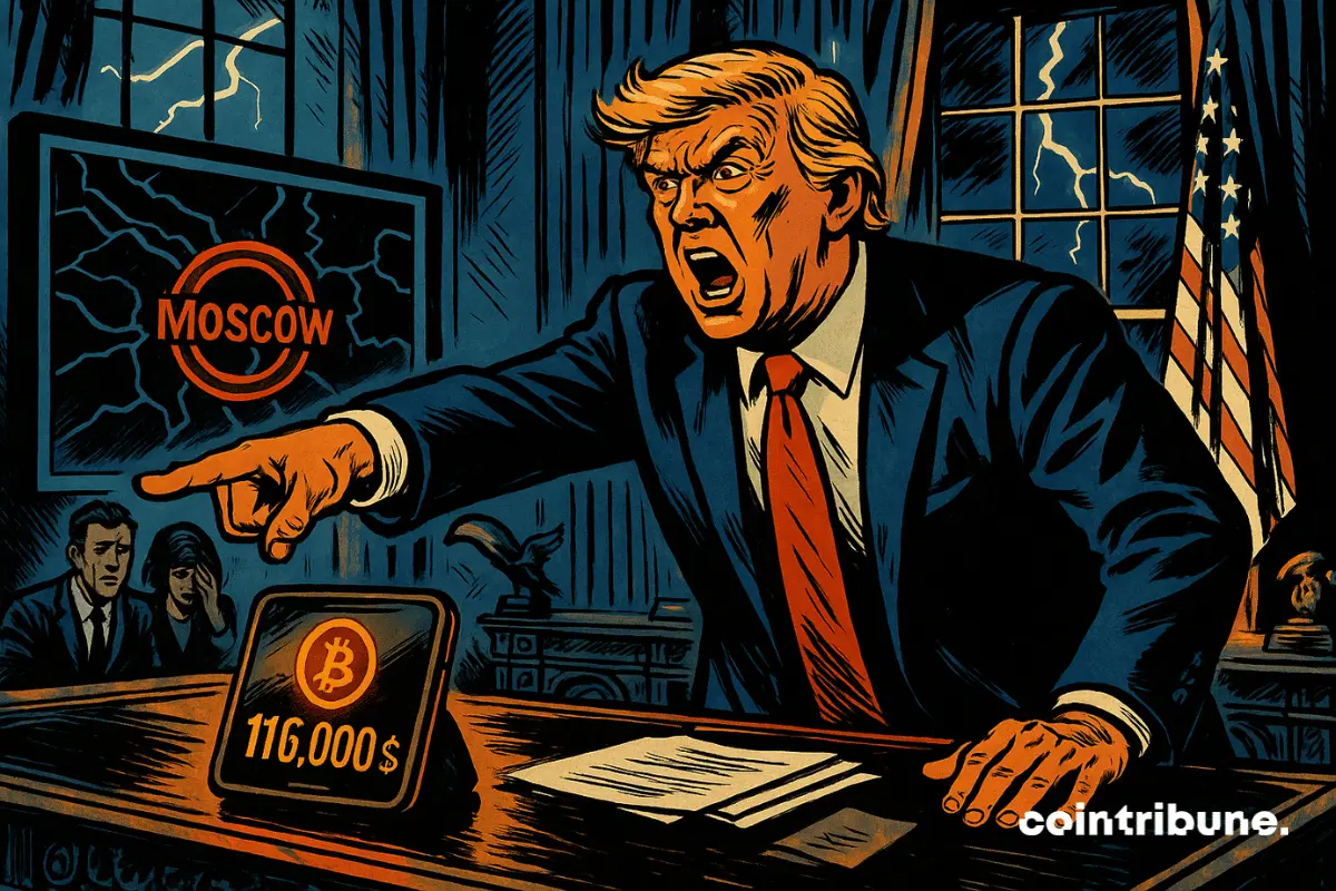 Ultimatum de Trump à Poutine : Le Bitcoin plonge à 116 000 dollars