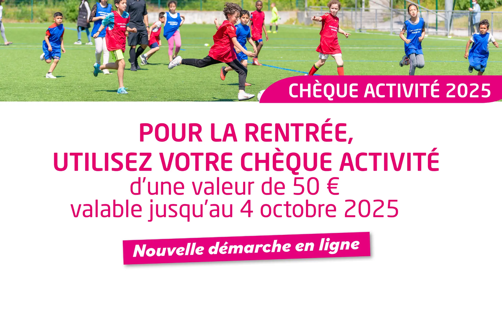 Un coup de pouce de 50 € pour inscrire votre enfant à une activité extra-scolaire - ROUBAIXXL