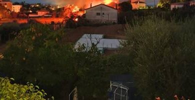 Un feu d’habitation se déclare à Antibes ce mardi, trente pompiers mobilisés