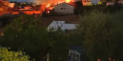 Un feu d’habitation se déclare à Antibes ce mardi, trente pompiers mobilisés