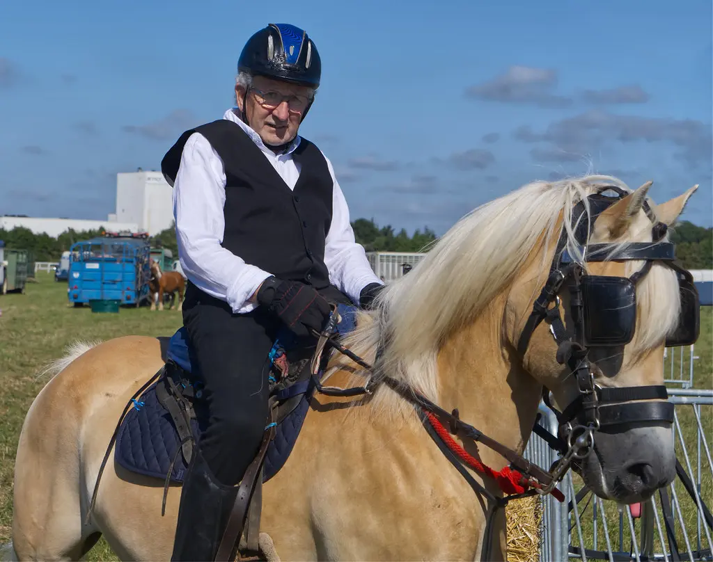 Un homme à cheval