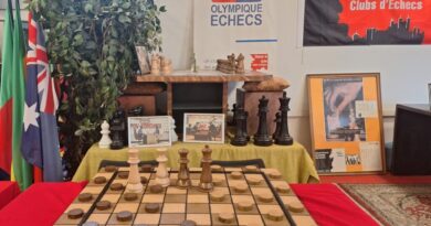 Un jeu de Dames prestigieux de M. Eric JACQUET pour le Championnat de France de Dames à Lyon du 16 au 24 août 2025 !
