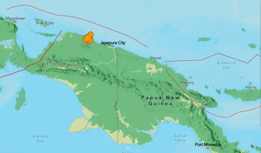 Un séisme de magnitude 6,3 frappe la Papouasie, dans l’est de l’Indonésie