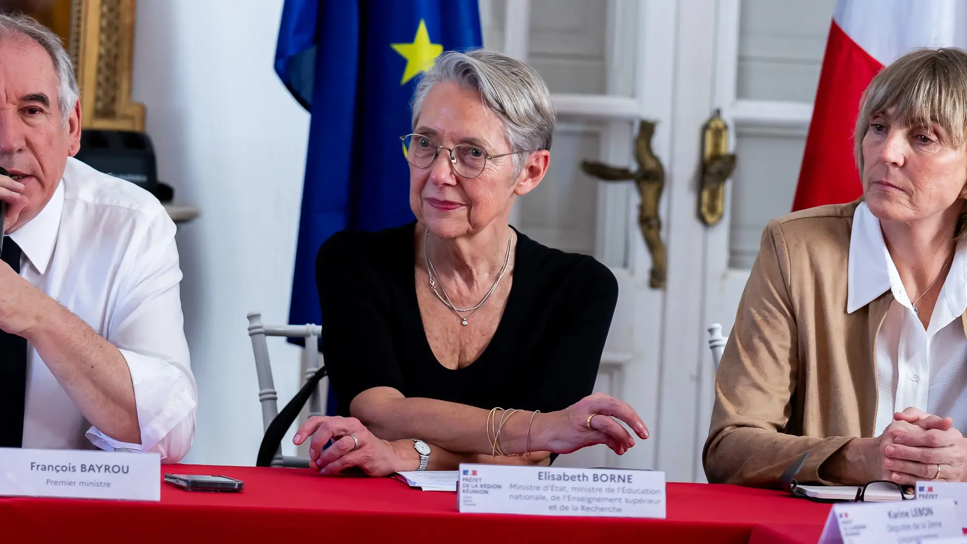 Une journée marathon attend la ministre Élisabeth Borne à La Réunion en ce mardi de rentrée scolaire