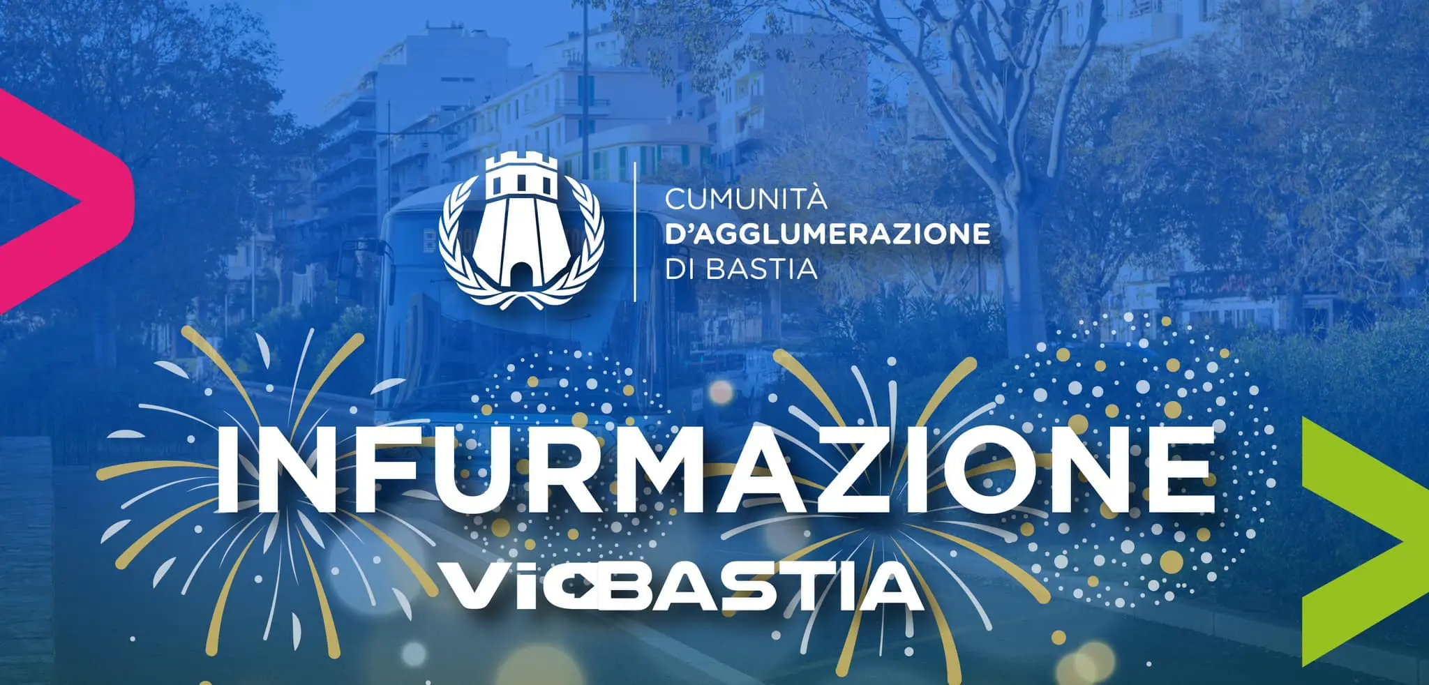 VIABASTIA : Ligne de nuit gratuite pour assister au feu d’artifice de Bastia - Communauté d'Agglomération de Bastia
