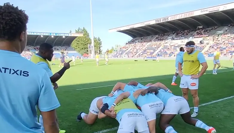 VIDÉO. Le Racing 92 et le Stade Français préparent la reprise du Top 14 à Châteauroux
