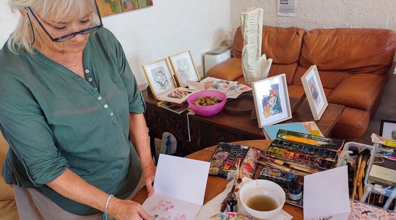 Val-en-Vignes : l’aquarelle comme une danse