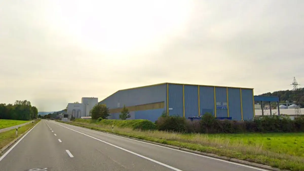 Vaud: Incendie à l'usine Bader à Lucens