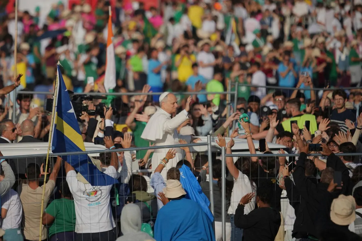Vidéo. VIDÉO | Jubilé 2025 : le pape Léon XVI acclamé par la jeunesse catholique