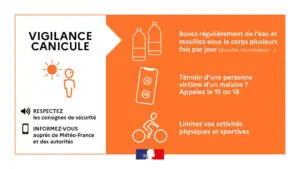 🟠 Vigilance orange « canicule » prolongée jusqu’au jeudi 14 août inclus