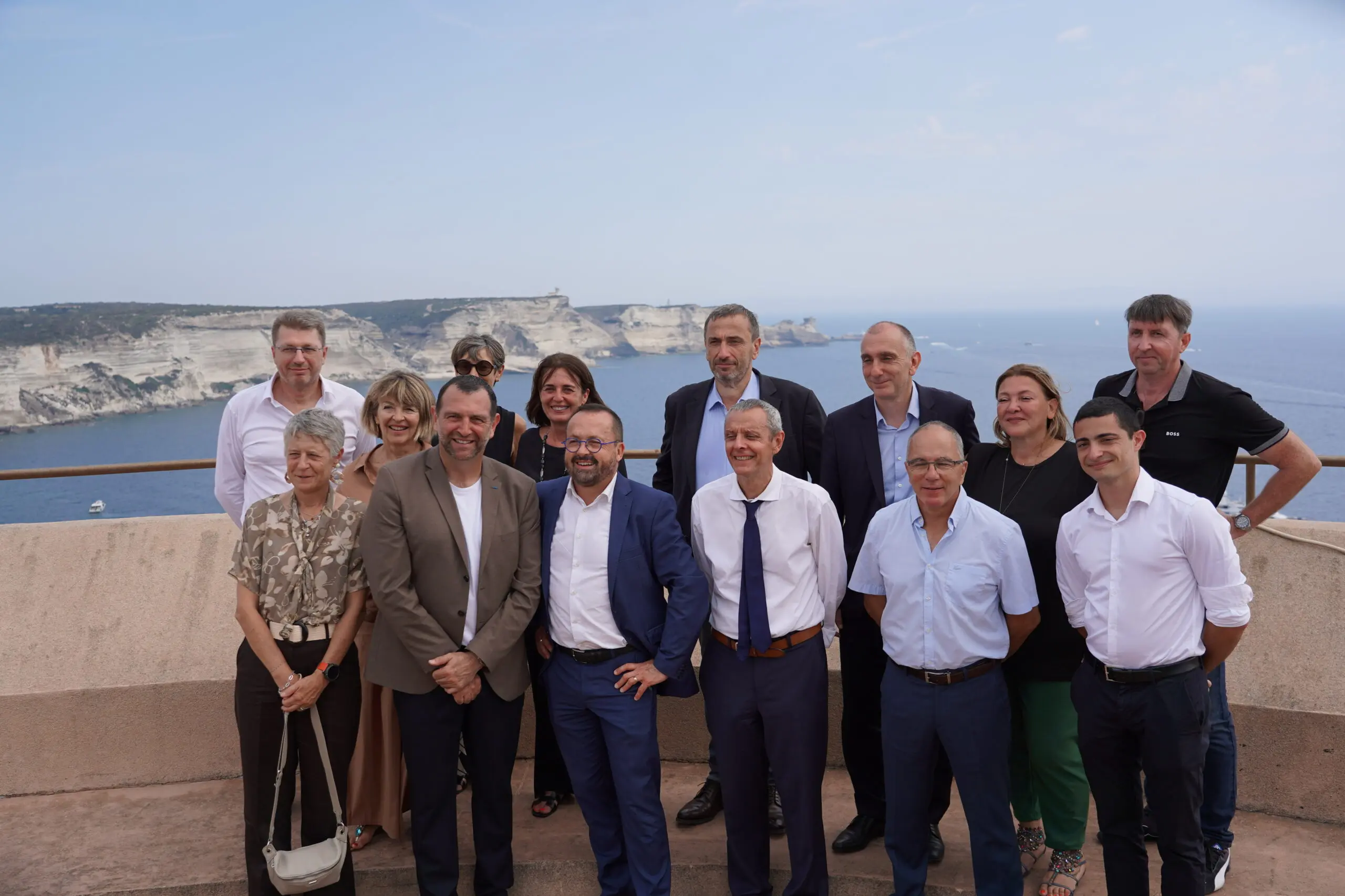 Visite du ministre de la Santé Yannick Neuder à Bonifacio - Mairie de Bonifacio