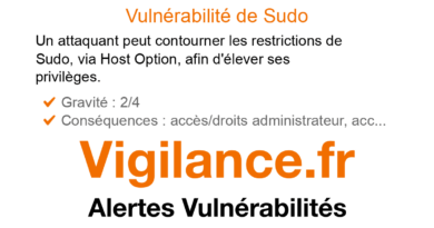 Vulnérabilité de Sudo : élévation de privilèges via Host Option | Vigilance.fr