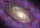 An illustration shows a galaxy embedded in a halo of dark matter, the search for this mysterious &quot;stuff&quot; is about to widen