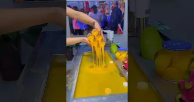 Wow 😲 Amazing Mango Juice Icecream | how to make ice cream | handmade icecream #ytshorts #factsfetch