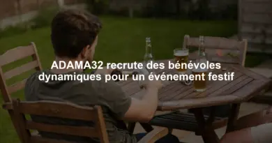 ADAMA32 recrute des bénévoles dynamiques pour un événement festif