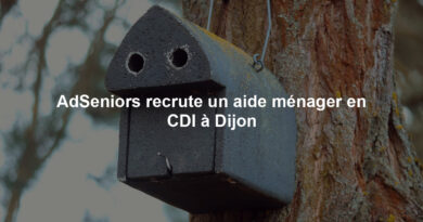 AdSeniors recrute un aide ménager en CDI à Dijon