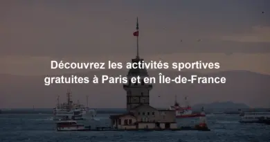 Découvrez les activités sportives gratuites à Paris et en Île-de-France
