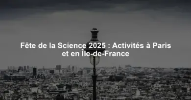 Fête de la Science 2025 : Activités à Paris et en Île-de-France