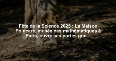 Fête de la Science 2025 : La Maison Poincaré, musée des mathématiques à Paris, ouvre ses portes gratuitement