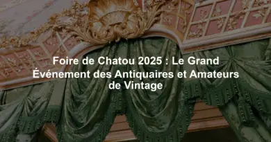 Foire de Chatou 2025 : Le Grand Événement des Antiquaires et Amateurs de Vintage
