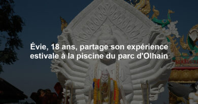 Évie, 18 ans, partage son expérience estivale à la piscine du parc d'Olhain