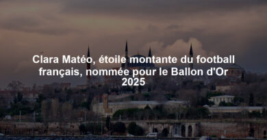 Clara Matéo, étoile montante du football français, nommée pour le Ballon d'Or 2025