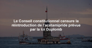 Le Conseil constitutionnel censure la réintroduction de l'acétamipride prévue par la loi Duplomb