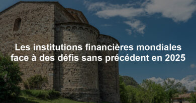 Les institutions financières mondiales face à des défis sans précédent en 2025