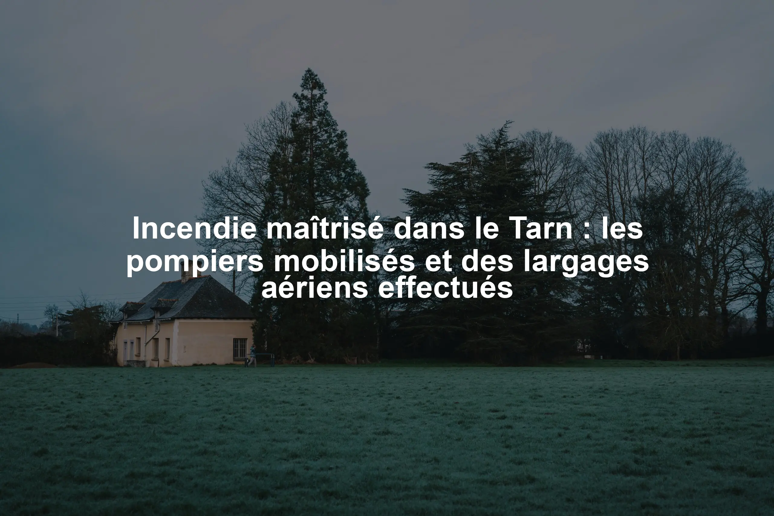 Incendie maîtrisé dans le Tarn : les pompiers mobilisés et des largages aériens effectués